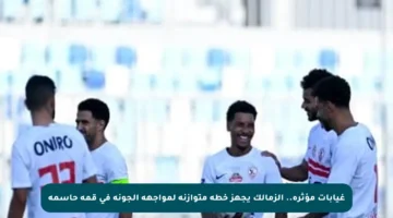 غيابات مؤثرة.. الزمالك يجهز خطة متوازنة لمواجهة الجونة في قمة حاسمة